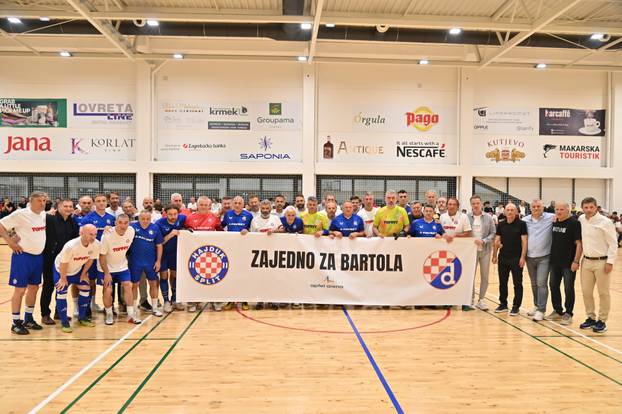 Makarska: Donatorska utakmica veterana Hajduk - Dinamo za Mladena Bartolovića