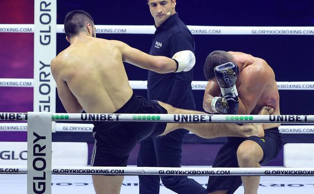 Zagreb: Turnir u kickboxingu, Glory 95, u Areni Zagreb, Ivan Bertić - Danut Hurduc