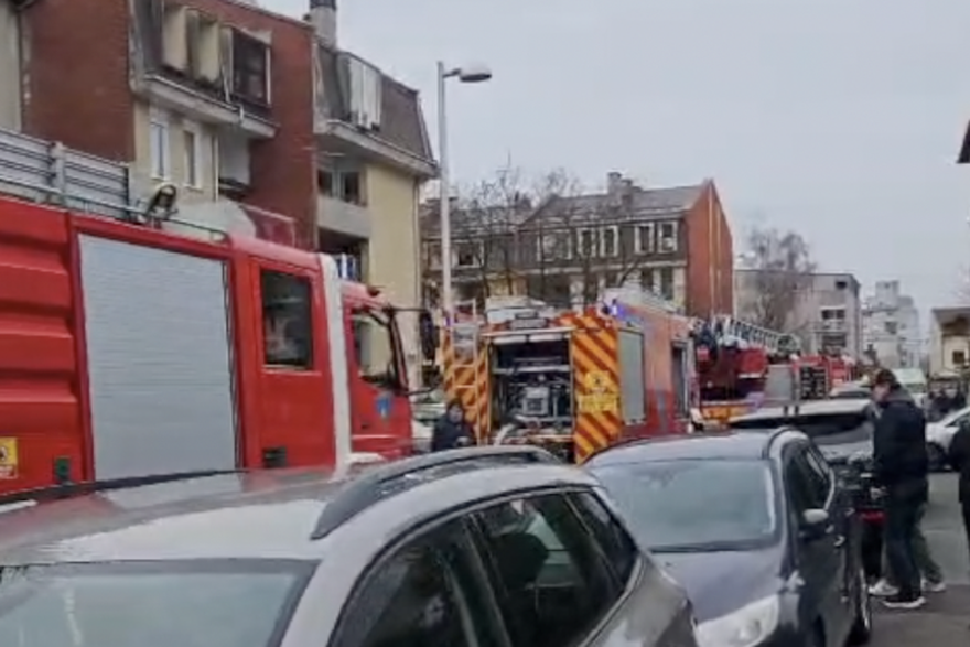 Po&zcaron;ar u Zagrebu