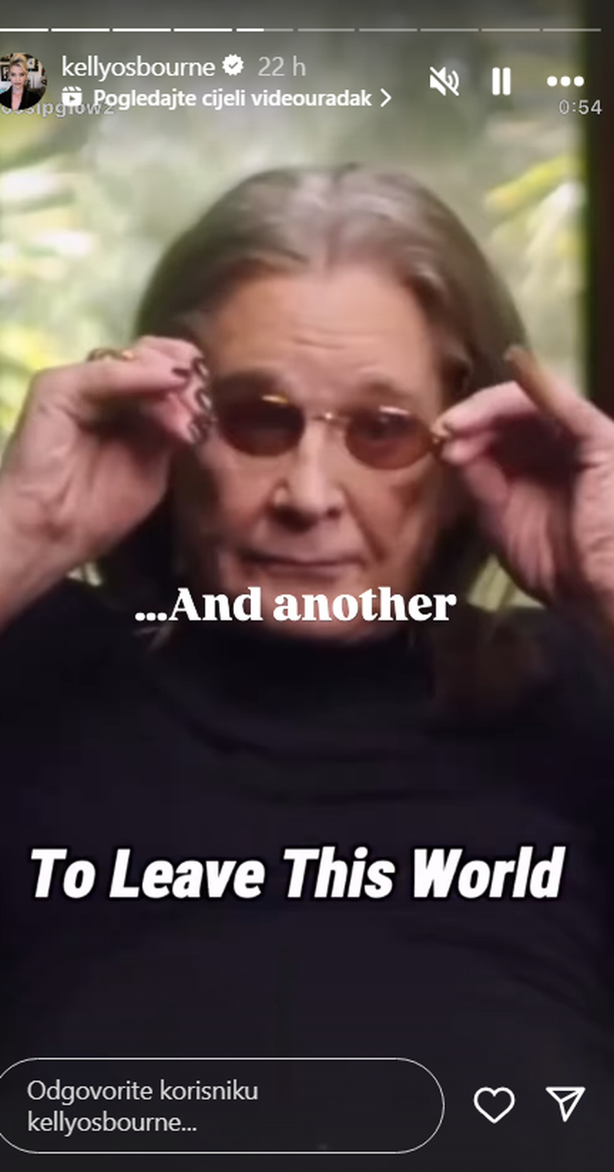 Širi se morbidan video Ozzyja Osbournea, njegova kći bijesna: 'Prestanite, tata mi ne umire!'