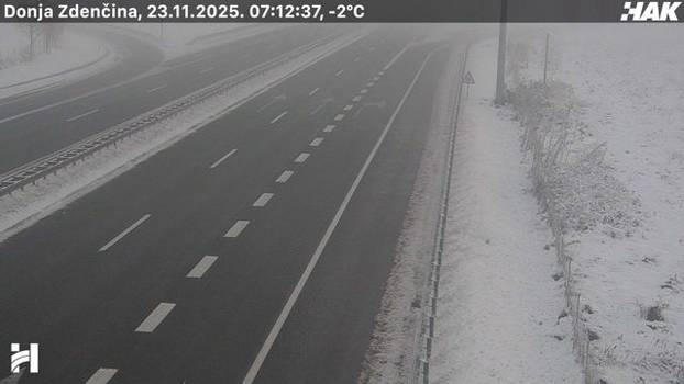 HAK: Snijeg ne pada, autoceste su očišćene. Upozorenje za ove dijelove Hrvatske