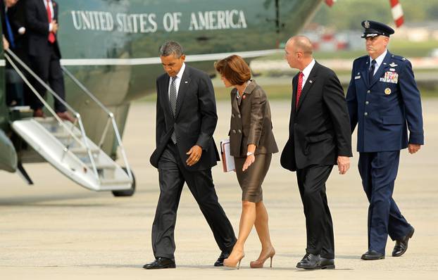 Obama Attends Transfer Ceremony for Remains of Americans Killed