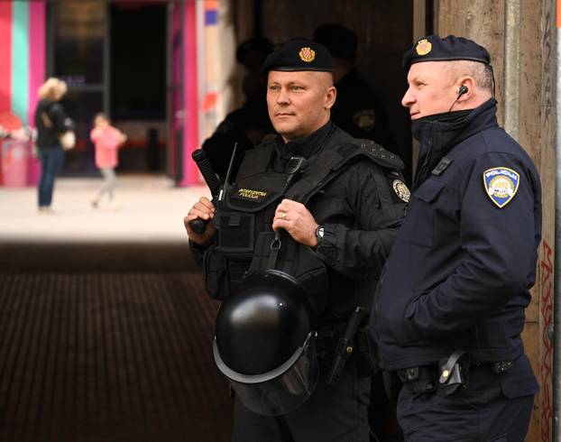 Zagreb: Centar grada prepun policije