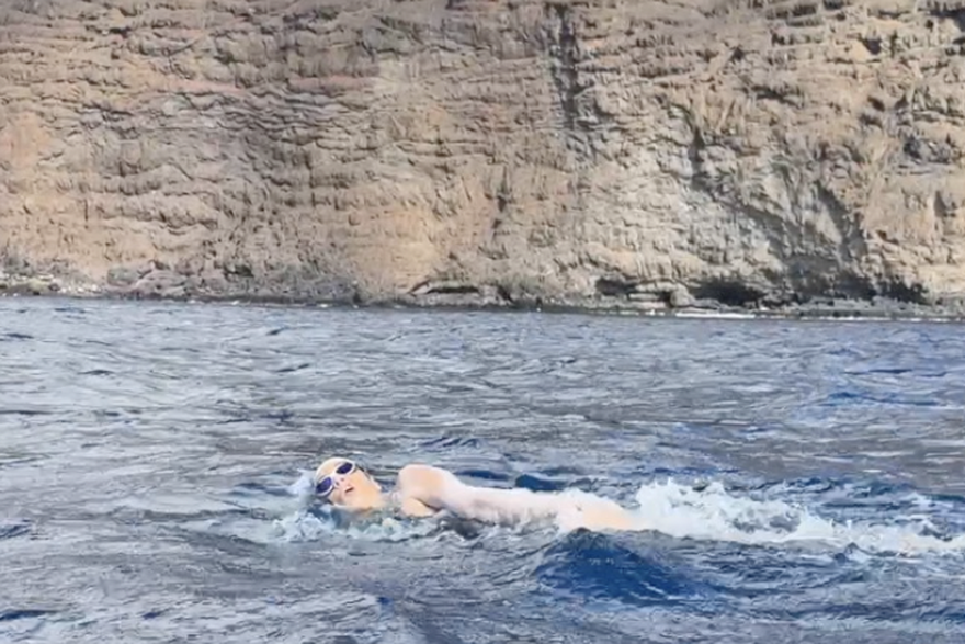 Daljinska pliva&ccaron;ica Dina Leva&ccaron;i&cacute; uspje&scaron;no je otplivala oko otoka Sveta Helena