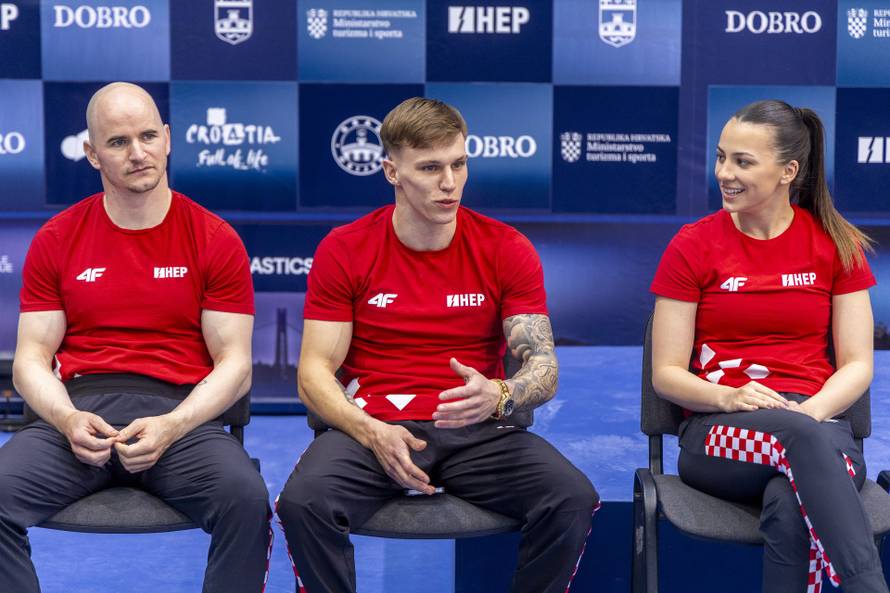 Konferencija za medije gimnastičkog natjecanja DOBRO World Cupa Osijek