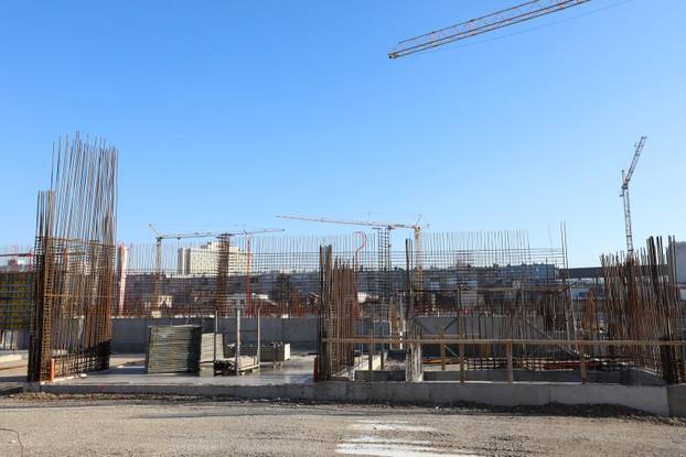 Zagreb: Napreduju radovi na izgradnji stadiona u Kranjčevićevoj