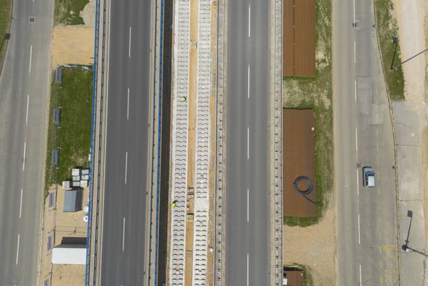 Zagreb: Radovi u Sarajevskoj snimljeni iz zraka