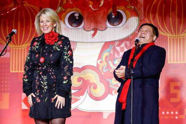 Lunar New Year celebration, in Moscow
