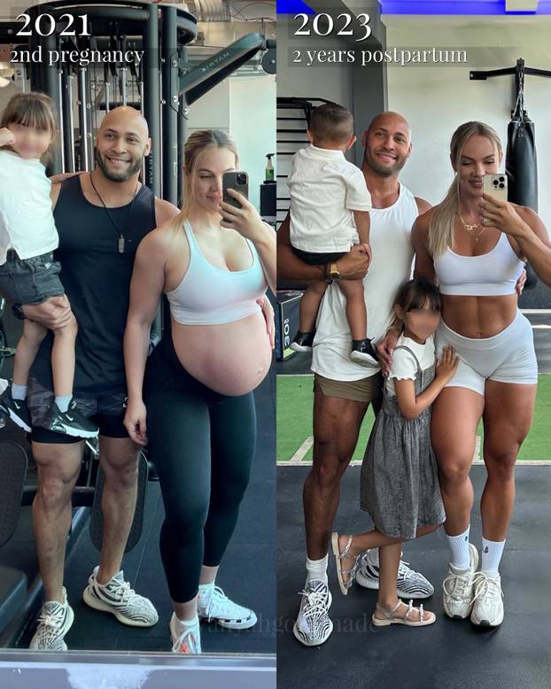 FOTO Dizala sam 140 kila u 8. mjesecu trudnoće: Evo kako sam transformirala svoje tijelo