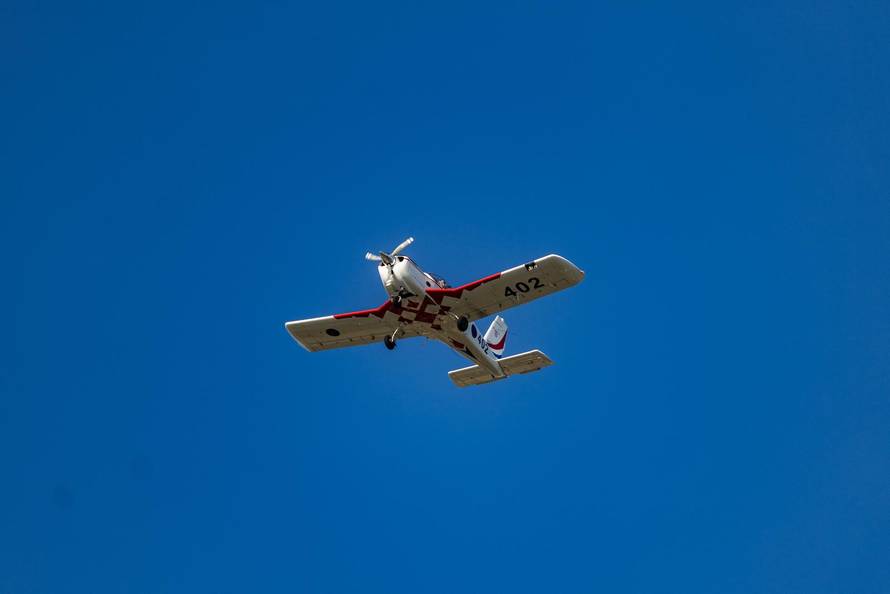 Zagreb: Generalna proba svečanog vojnog mimohoda - zračne snage 