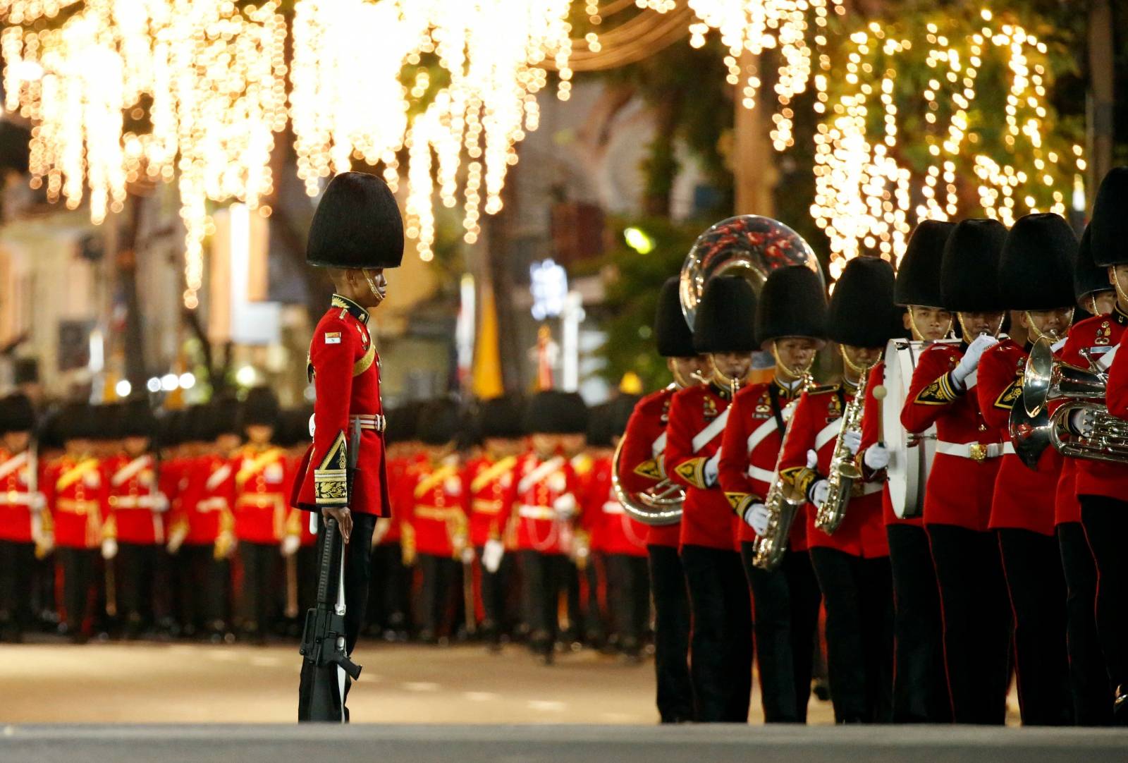 Coronation procession for Thailand's newly crowned King Maha Vajiralongkorn in Bangkok