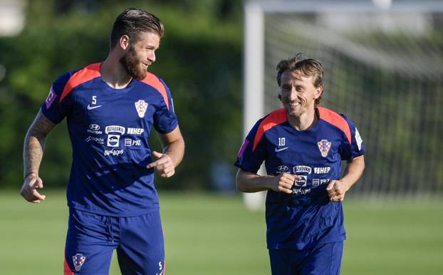 Zagreb: Trening hrvatske nogometne reprezentacije