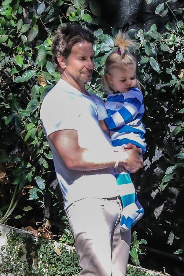 *EXCLUSIVE* Bradley Cooper and Irina Shayk show off their super cute daughter Lea