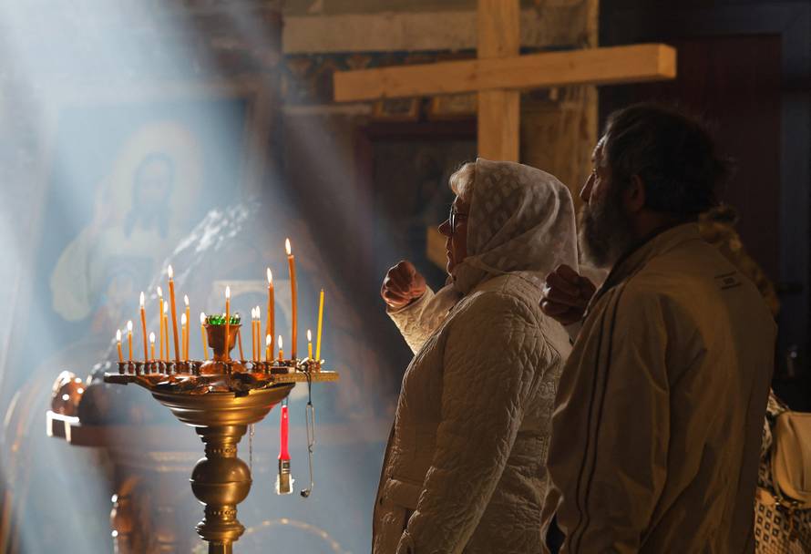 Celebrations of Orthodox Easter in Avdiivka