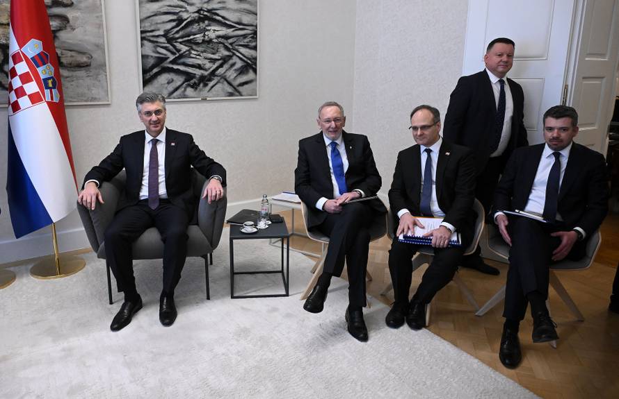 Zagreb: Sastanak predsjednika Vlade Andreja Plenkovica s predsjednicom Europske komisije Ursulom von der Leyen