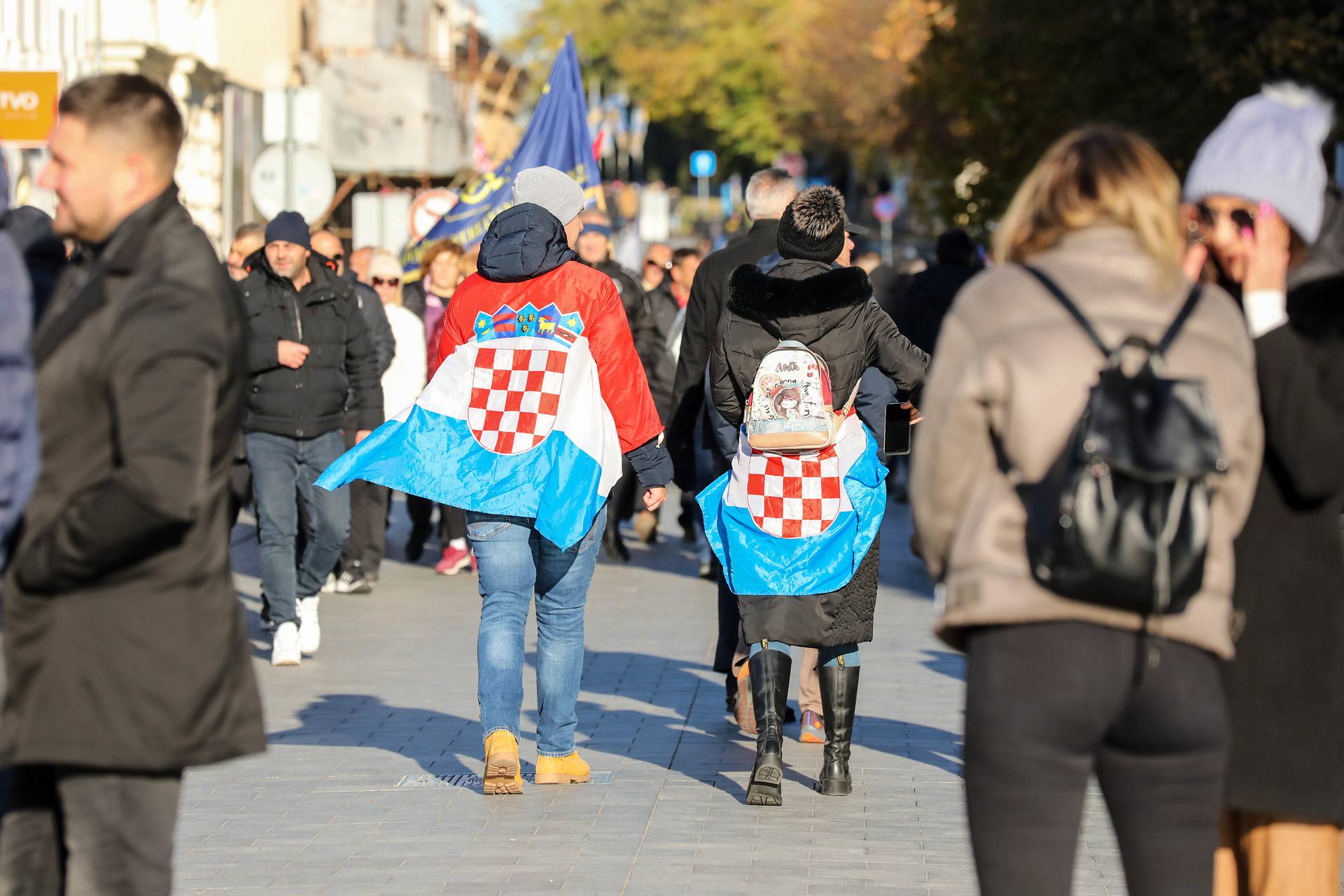 Vukovar: Okupljanje sudionika prije formiranja kolone sjećanja