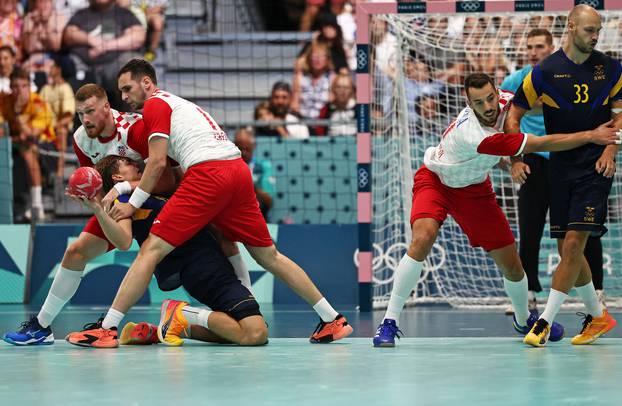 Handball - Men's Preliminary Round Group A - Croatia vs Sweden