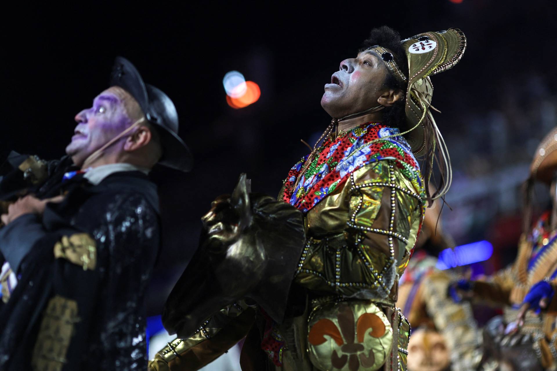 Carnival magic descends on Rio as second night of elite samba schools lights up the Sambadrome, in Rio de Janeiro