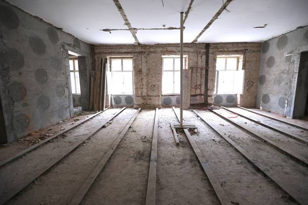 Zagreb: Gordan Jandroković obišao zgradu Hrvatskog sabora koja se obnavlja