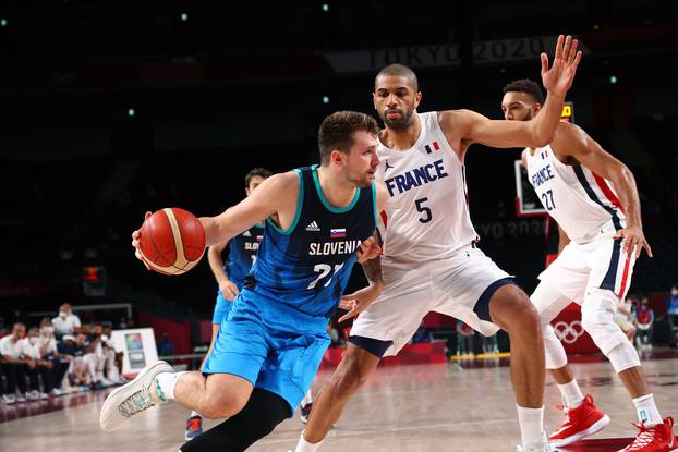 Basketball - Men - Semifinal - France v Slovenia