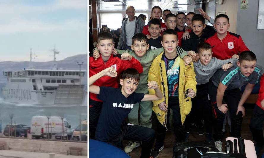 VIDEO Bura je nosila trajekt kao da je dječja igračka: 'Ovu našu avanturu dobro ćemo zapamtiti'