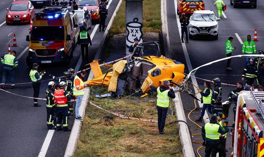 VIDEO Helikopter se srušio u Madridu: Više ljudi je ozlijeđeno