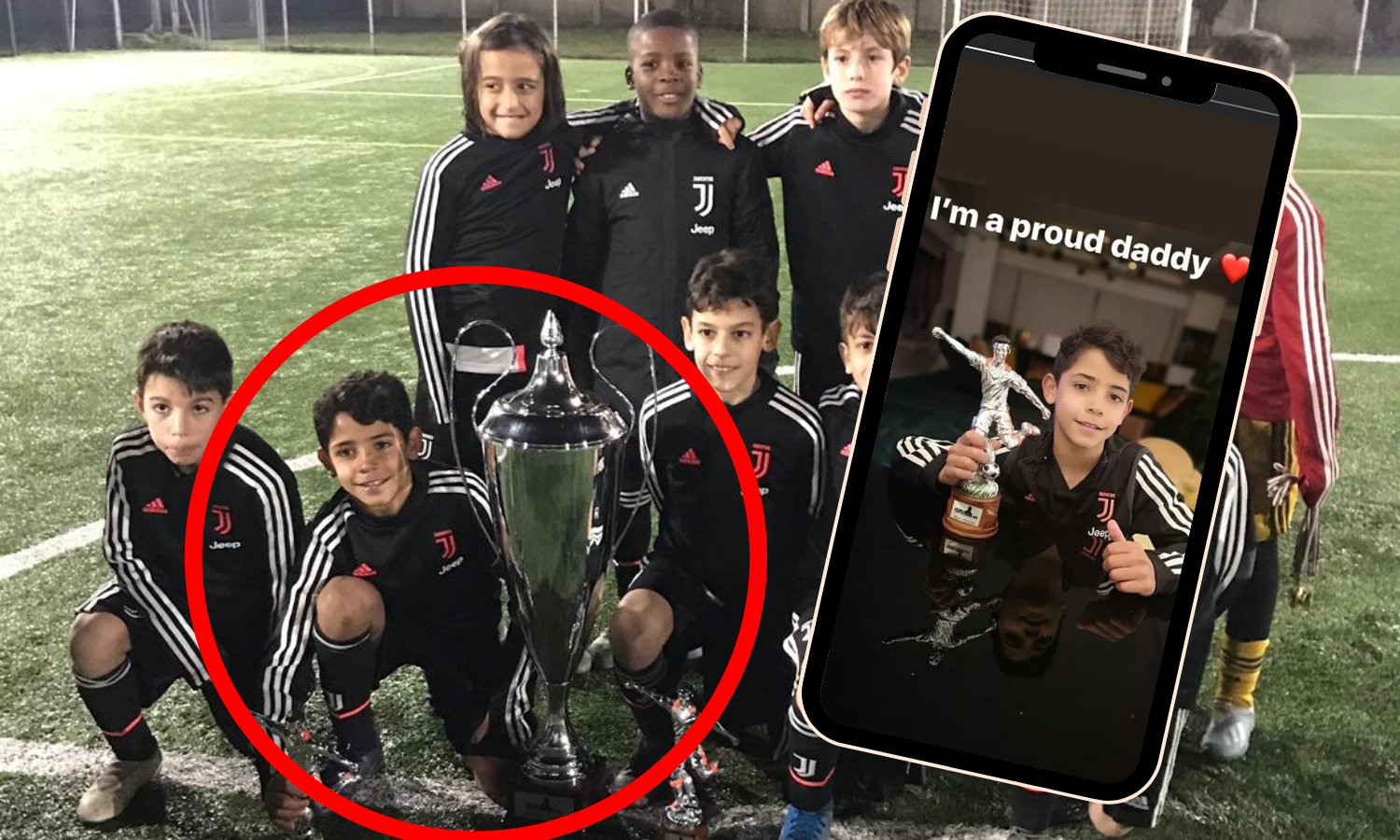 Krv nije voda: Ronaldov mali je počeo osvajati trofeje u Juveu