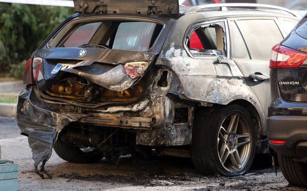 Karlovac: Zapalio se osobni automobil koji je potpuno izgorio, oÅ¡teÄeni i okolni autmobili