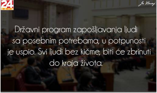 Uspio program zapošljavanja: Zbrinut će sve beskičmenjake!