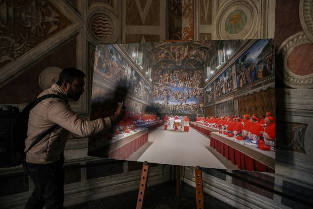 A tour of some locations within the Vatican museum ahead of the conclave