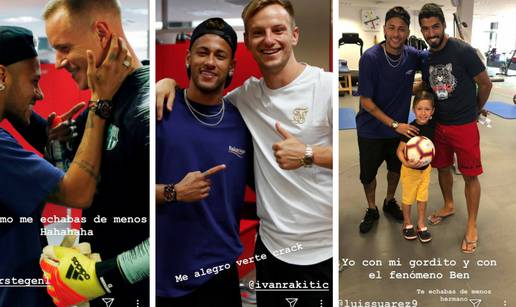 Ne može bez Barce: Neymar je opet posjetio bivše suigrače...