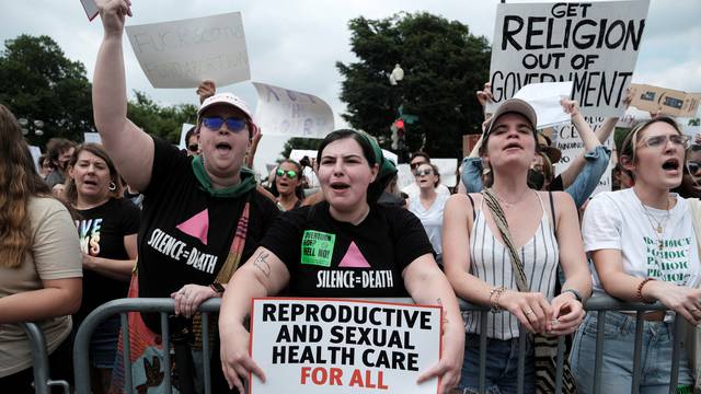 United States Supreme Court overturns the landmark Roe v Wade abortion decision