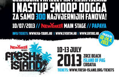 Fresh Island Festival zove vas na izlet i koncert Snoop Dogga