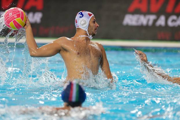 Šibenik: Prijateljska vaterpolska utakmica Hrvatska-Italija