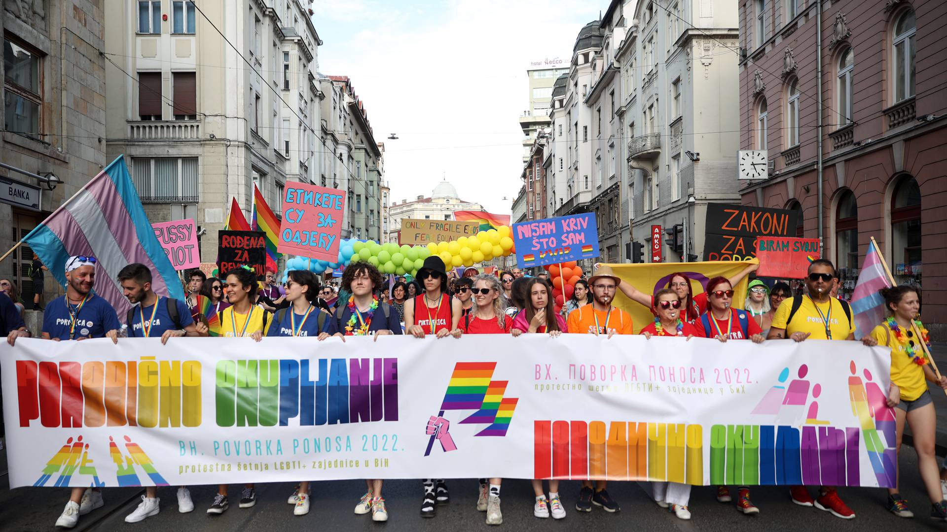 U Sarajevu održana Povorka ponosa pod nazivom “Porodično okupljanje”