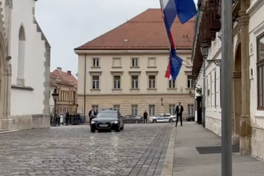 Dolazak Milanovi&cacute;a na Markov trg