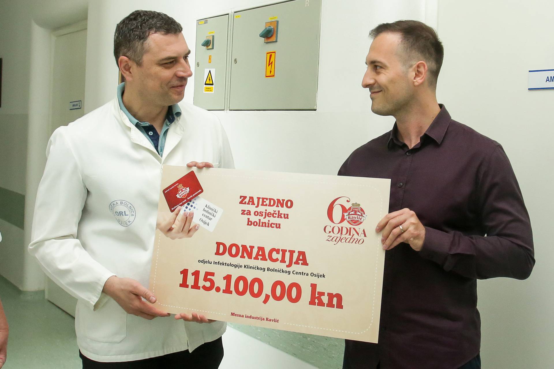 Humanitarna donacija tvrtke Ravlic KBC- u Osijek 