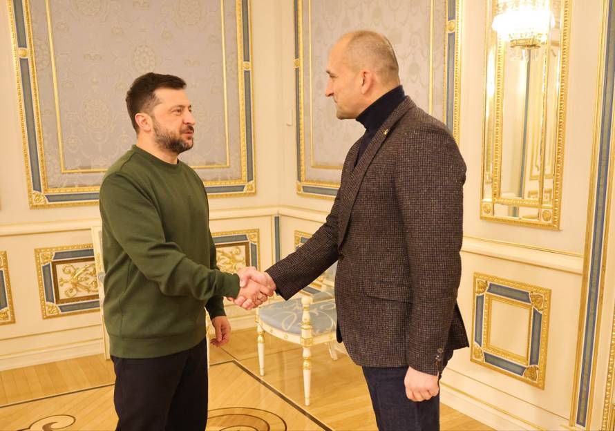 VIDEO Zelenski objavio snimku s Anušićem: Vrlo važna tema je, zanimaju nas iskustva Hrvatske