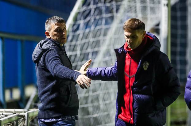 Zagreb: Trening nogometne reprezentacije na terenu Hitrec Kacijan