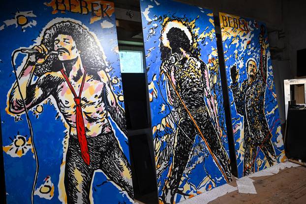 Zagreb: Mural posve&cacute;en &Zcaron;eljku Bebeku