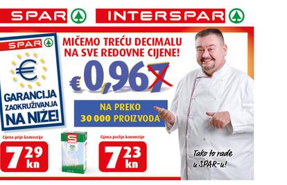 Od Nove godine u SPAR-u SVE redovne cijene niže