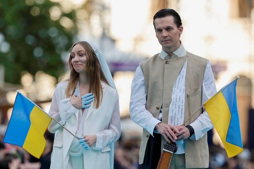 Eurovision Song Contest's 'Turquoise Carpet' event in Vienna