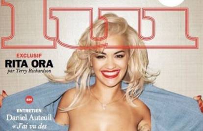 Seksi Rita Ora pokazala grudi na naslovnici časopisa Lui