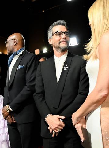 Wagner Moura, Gabriel Leone and Alice Carvalho attend the 98th Annual Academy Awards