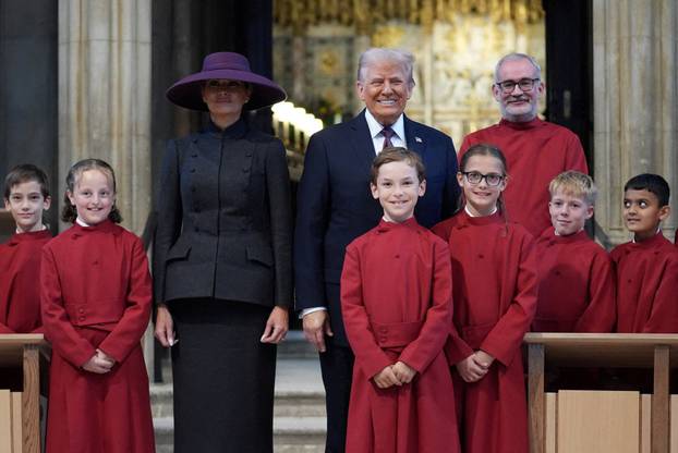 U.S. President Trump makes second state visit to Britain