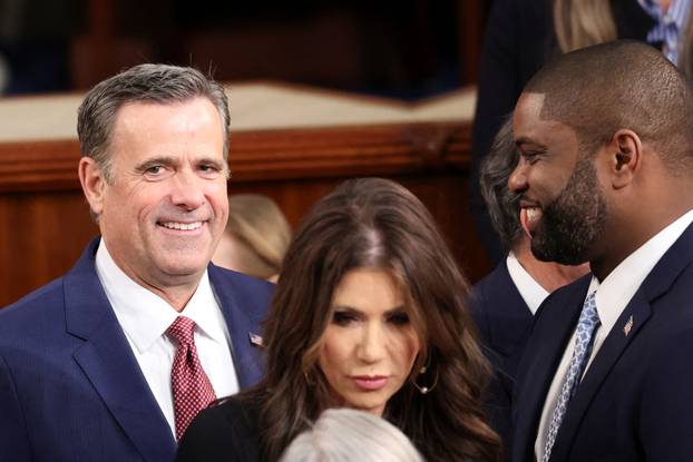 U.S. President Trump delivers a speech to a joint session of Congress