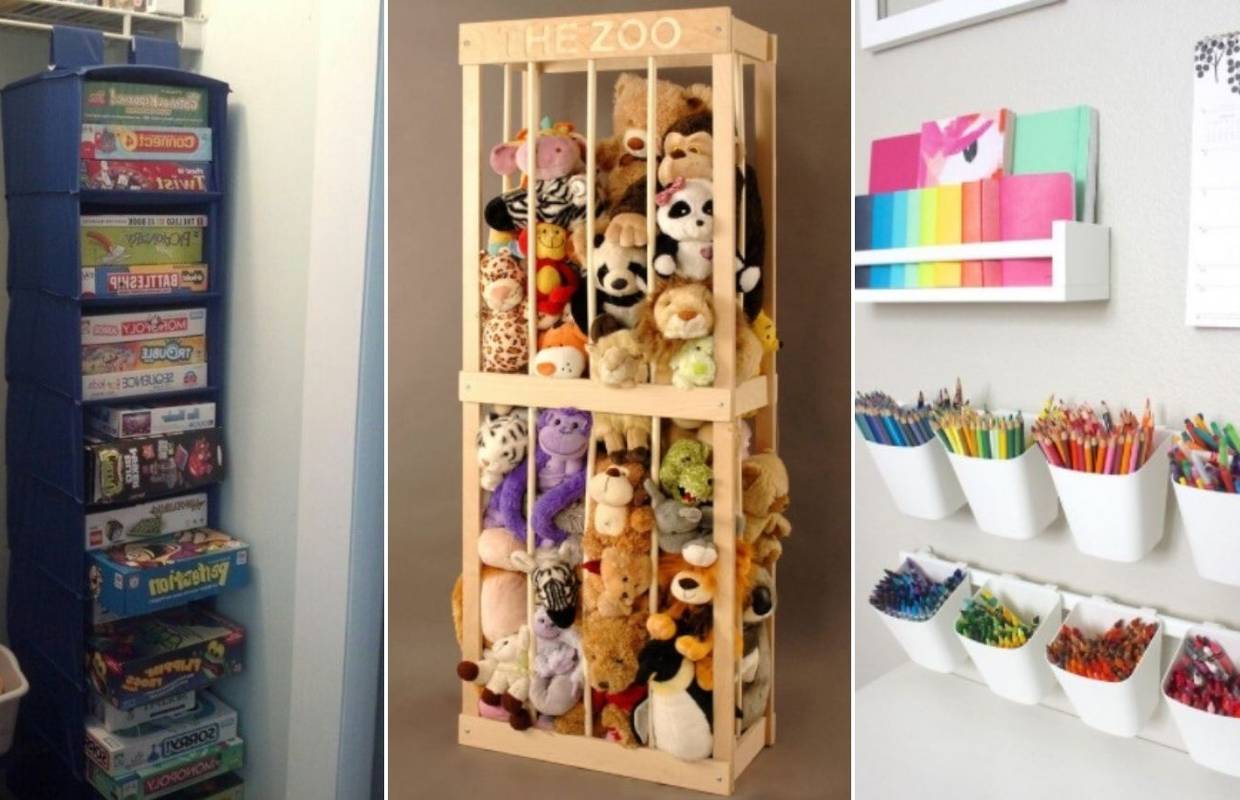 20 ideja kako organizirati dječju sobu i zauvijek se riješiti nereda