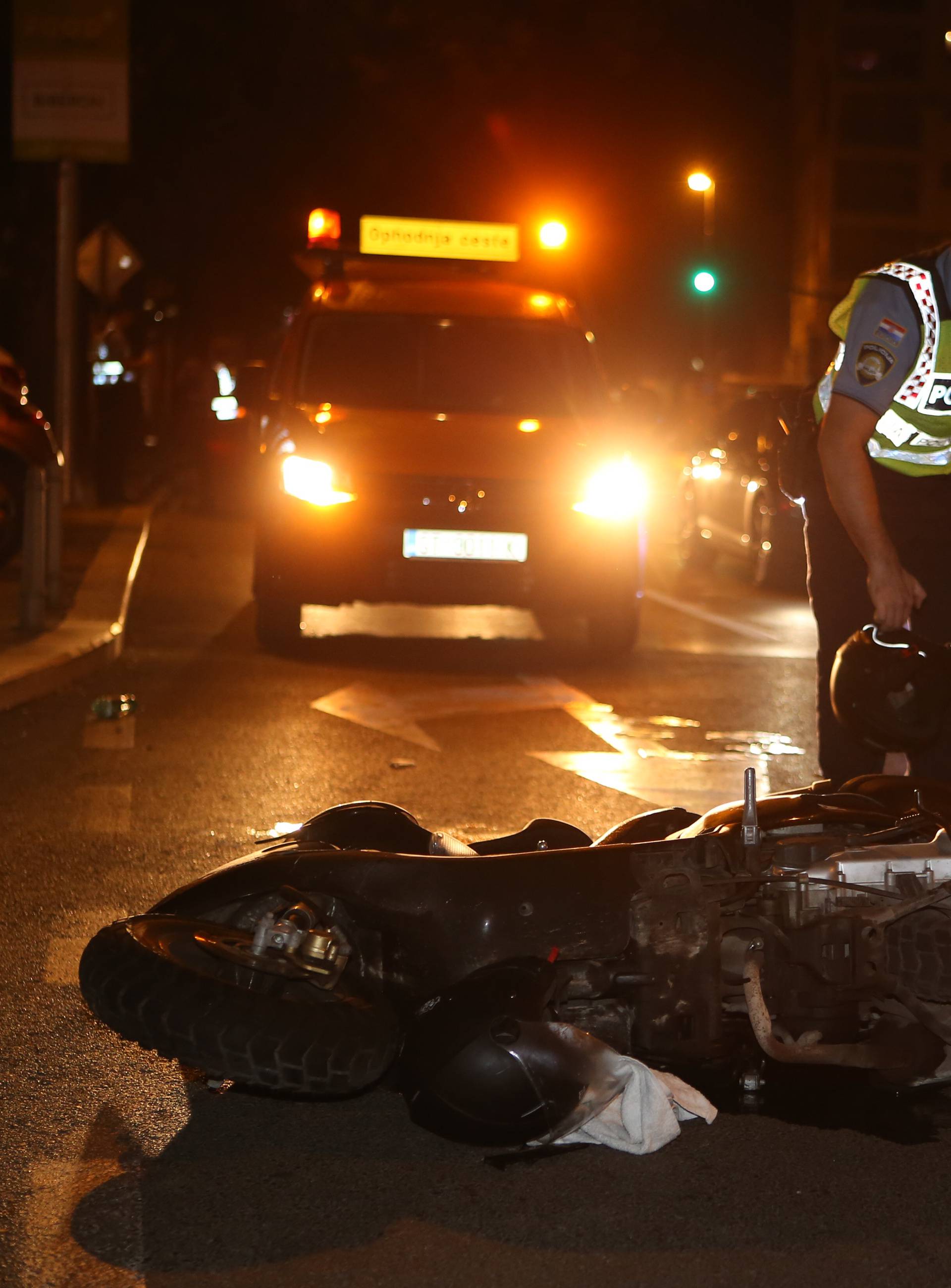 Sudar dva motocikla u Splitu, čovjek je krvav ležao na cesti