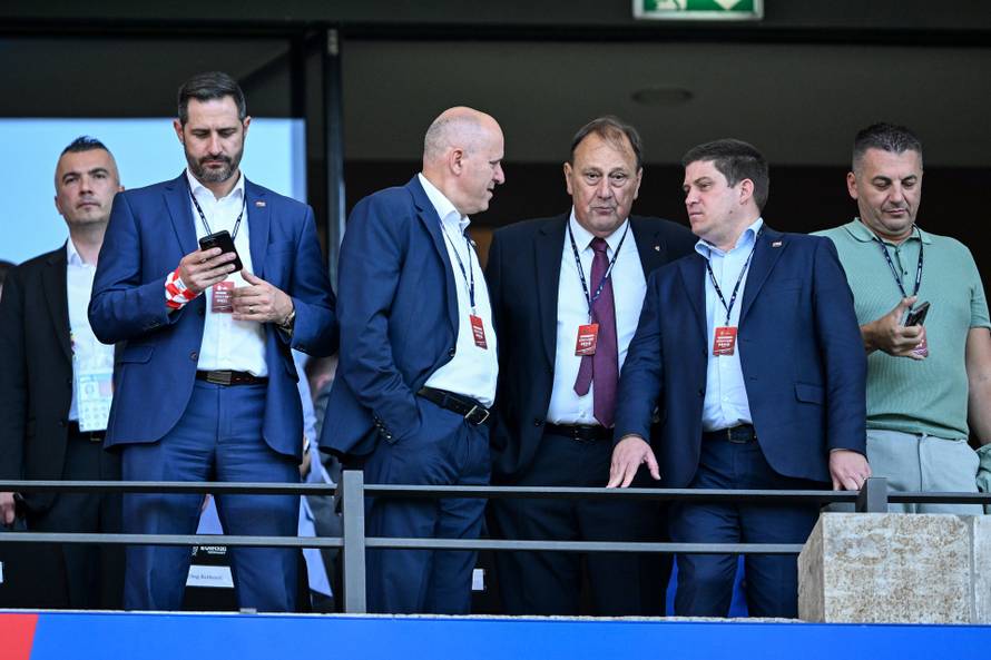 Berlin: Svečana loža Olimpijskog stadiona tijekom susreta između Španjolske i Hrvatske