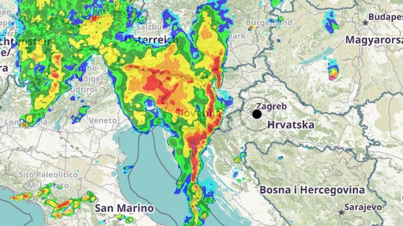 FOTO Snažno nevrijeme prijeti Hrvatskoj: Evo što nas čeka!